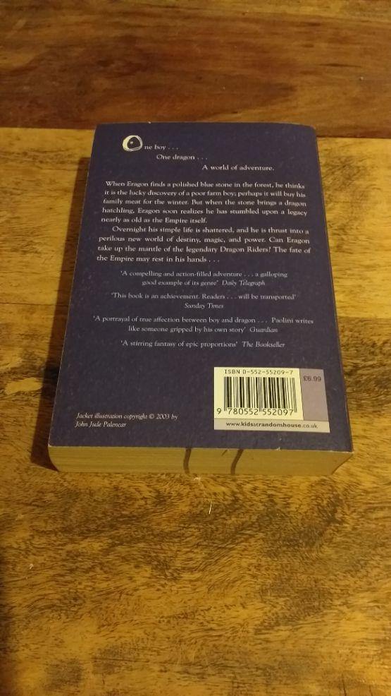 Eragon by Christopher Paolini - books