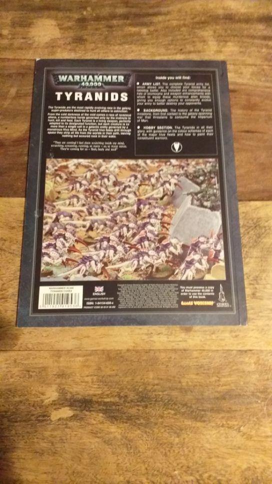 WARHAMMER 40K CODEX TYRANIDS Games Workshop - books