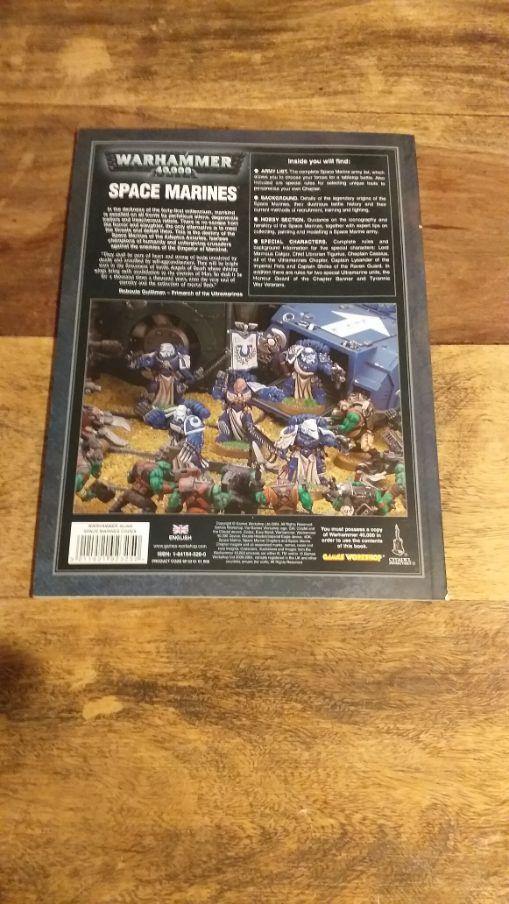 Warhammer 40K Space Marines Codex 2004 edition Games Workshop - books
