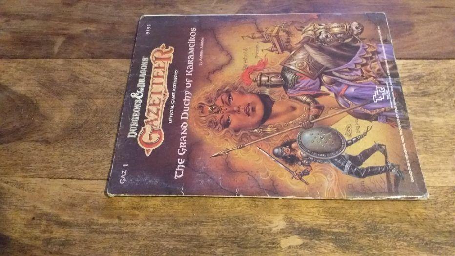 GAZETTEER THE GRAND DUCHY OF KARAMEIKOS DUNGEONS & DRAGONS TSR GAZ1 - books