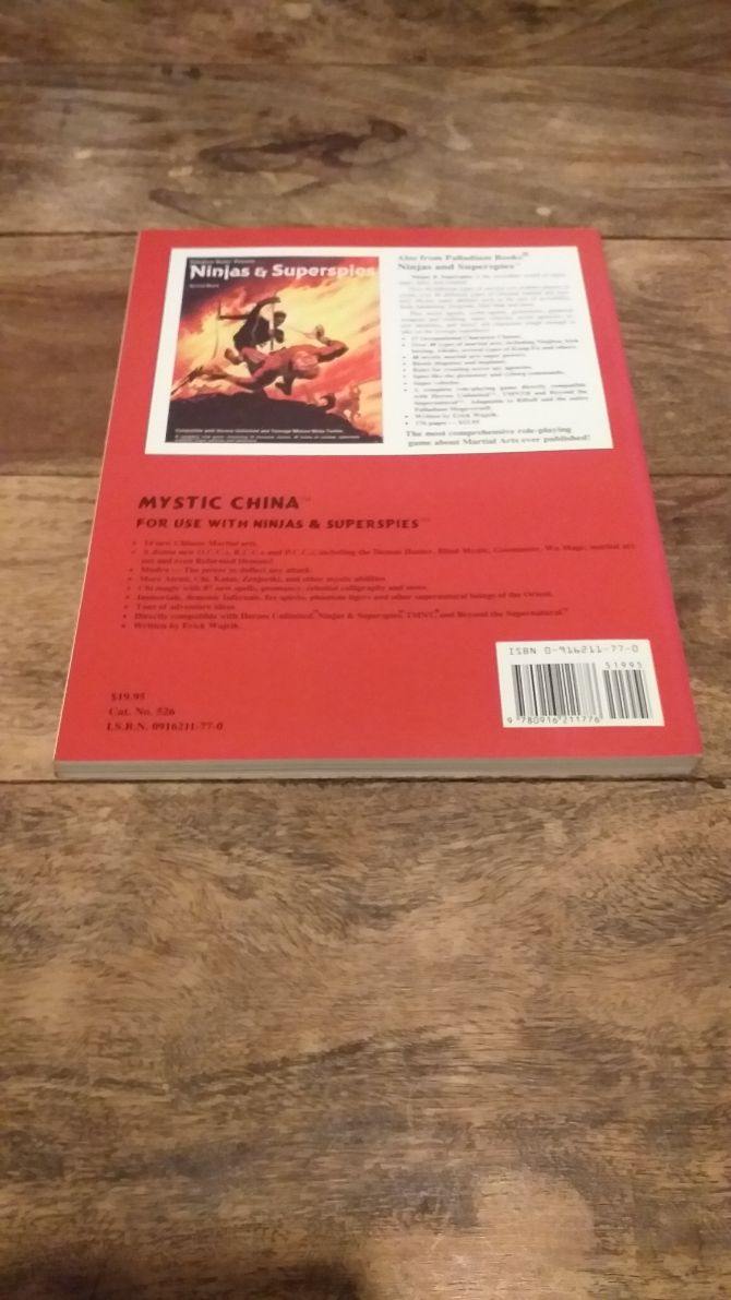 Mystic China Palladium RPG - books