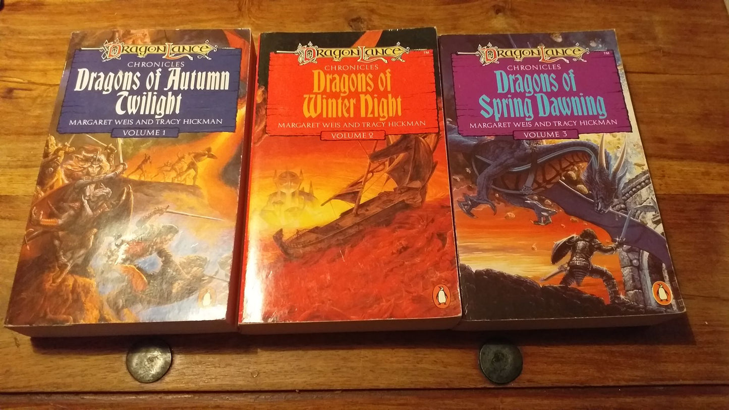 DragonLance Chronicles Dragons Trilogy Weis & Hickman 1986