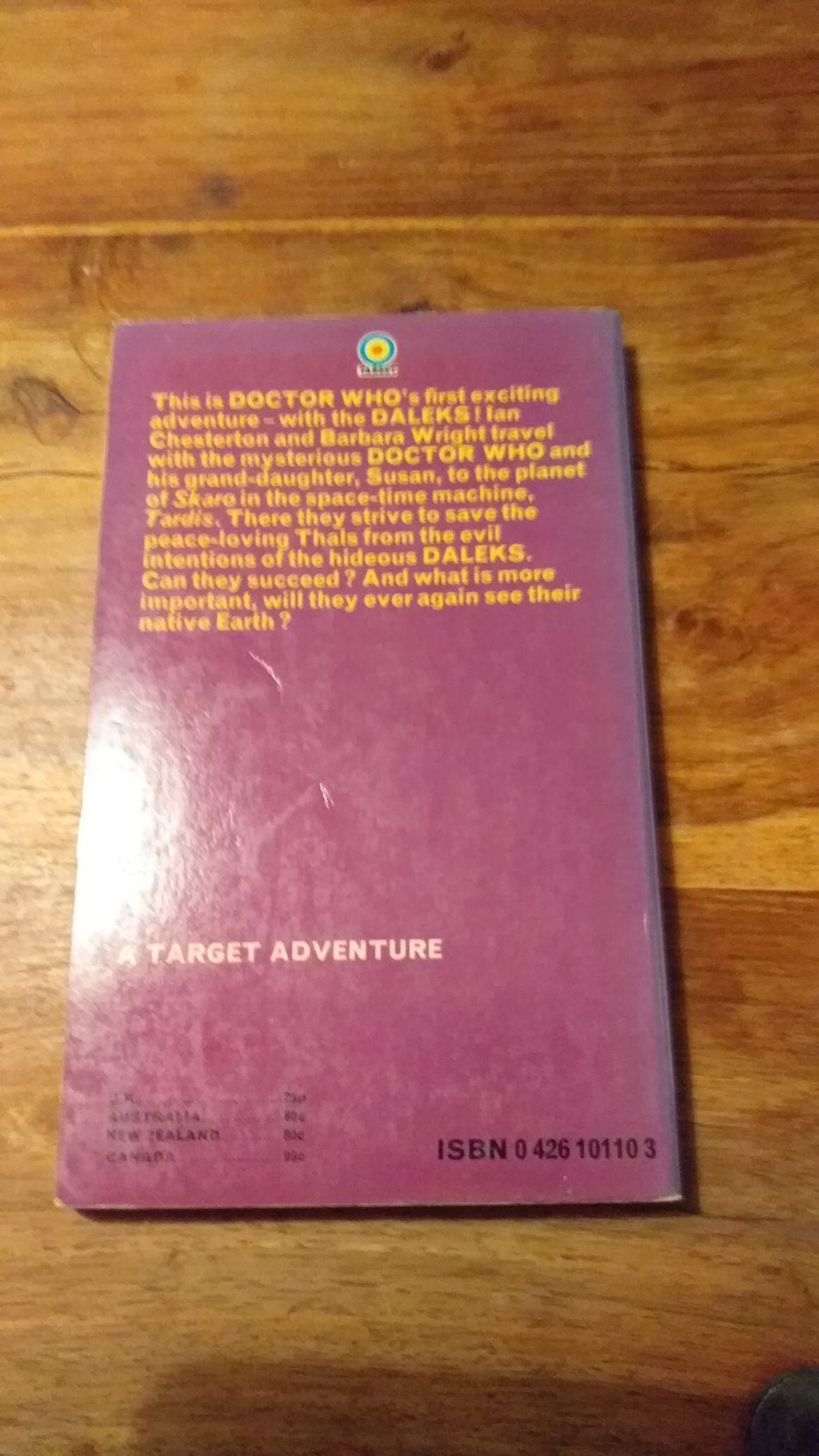Doctor Who and the Daleks by David Whitaker 1975