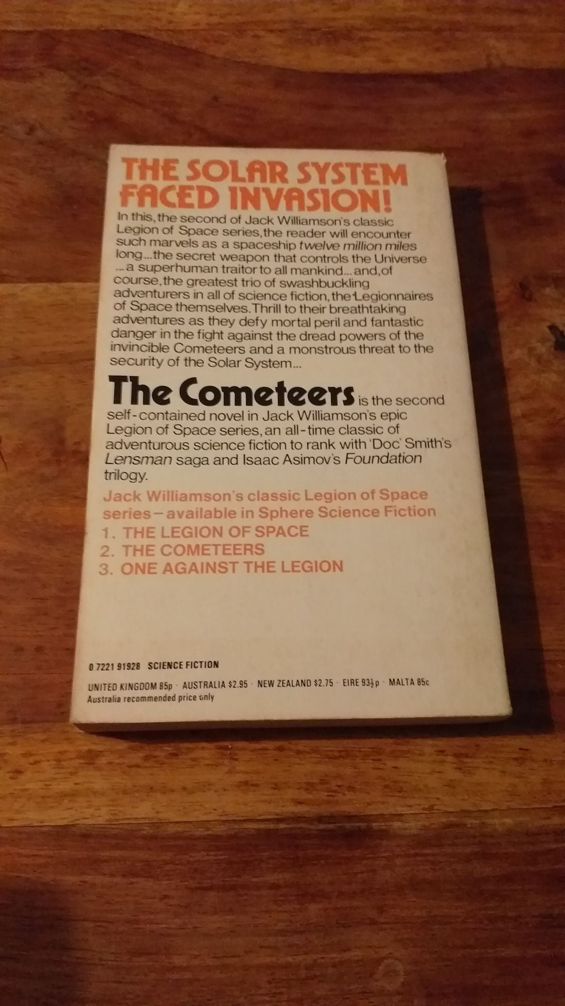 The Cometeers by Jack Williamson 1977