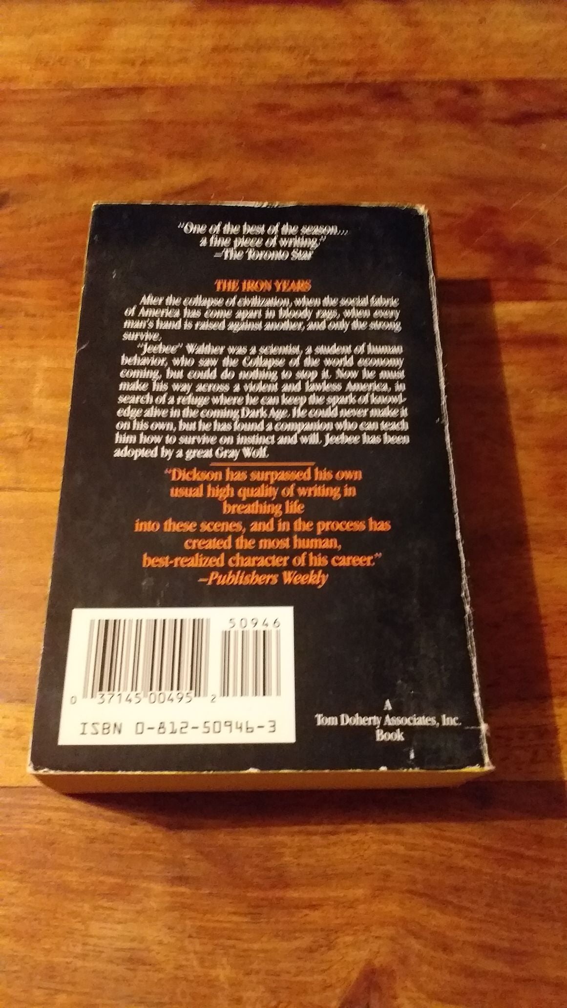 Wolf And Iron By Gordon R. Dickson 1991