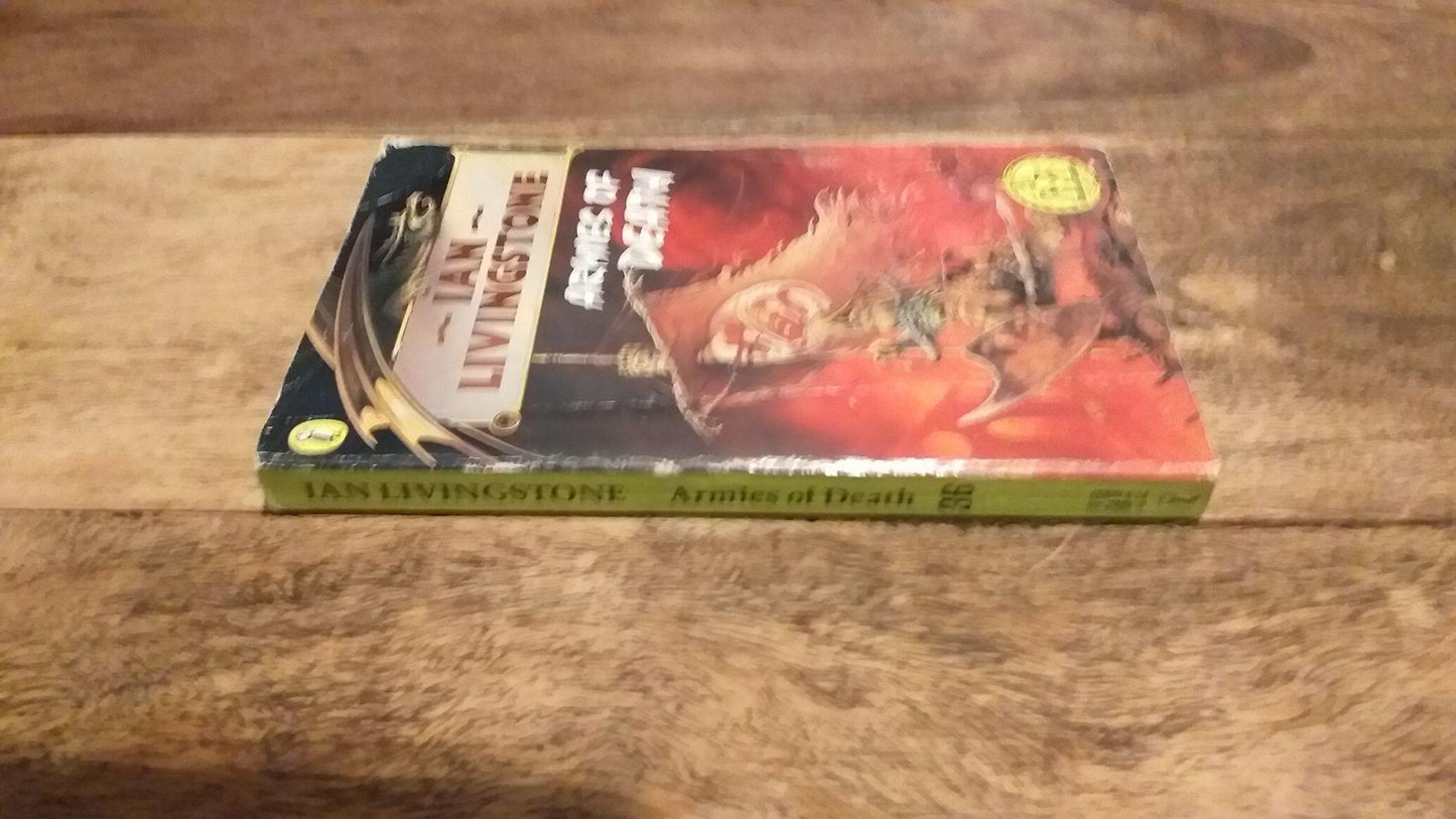 Armies Of Death 1ed 1988 Fighting Fantasy #36 Ian Livingstone - Steve Jackson - books