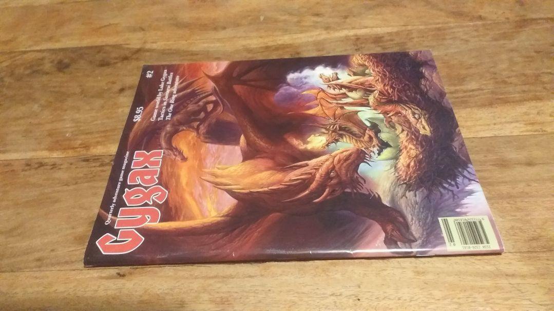 Gygax Magazine Issue #2 Dungeons & Dragons AD&D TSR - books