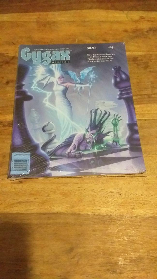 GYGAX MAGAZINE #4 DUNGEONS & DRAGONS AD&D TSR - books
