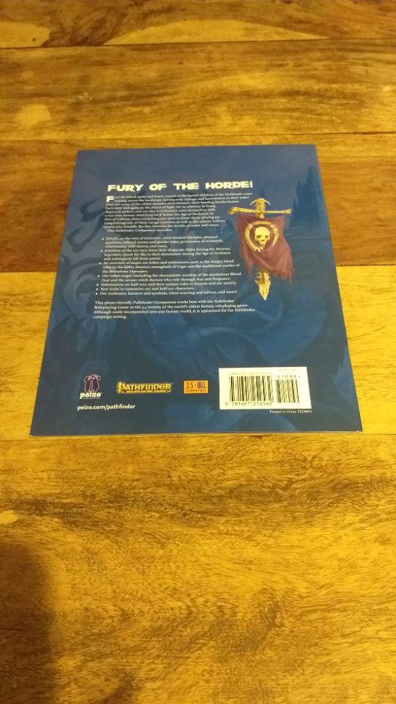 Pathfinder Player Companion Orcs of Golarion Paizo Inc. - AllRoleplaying.com