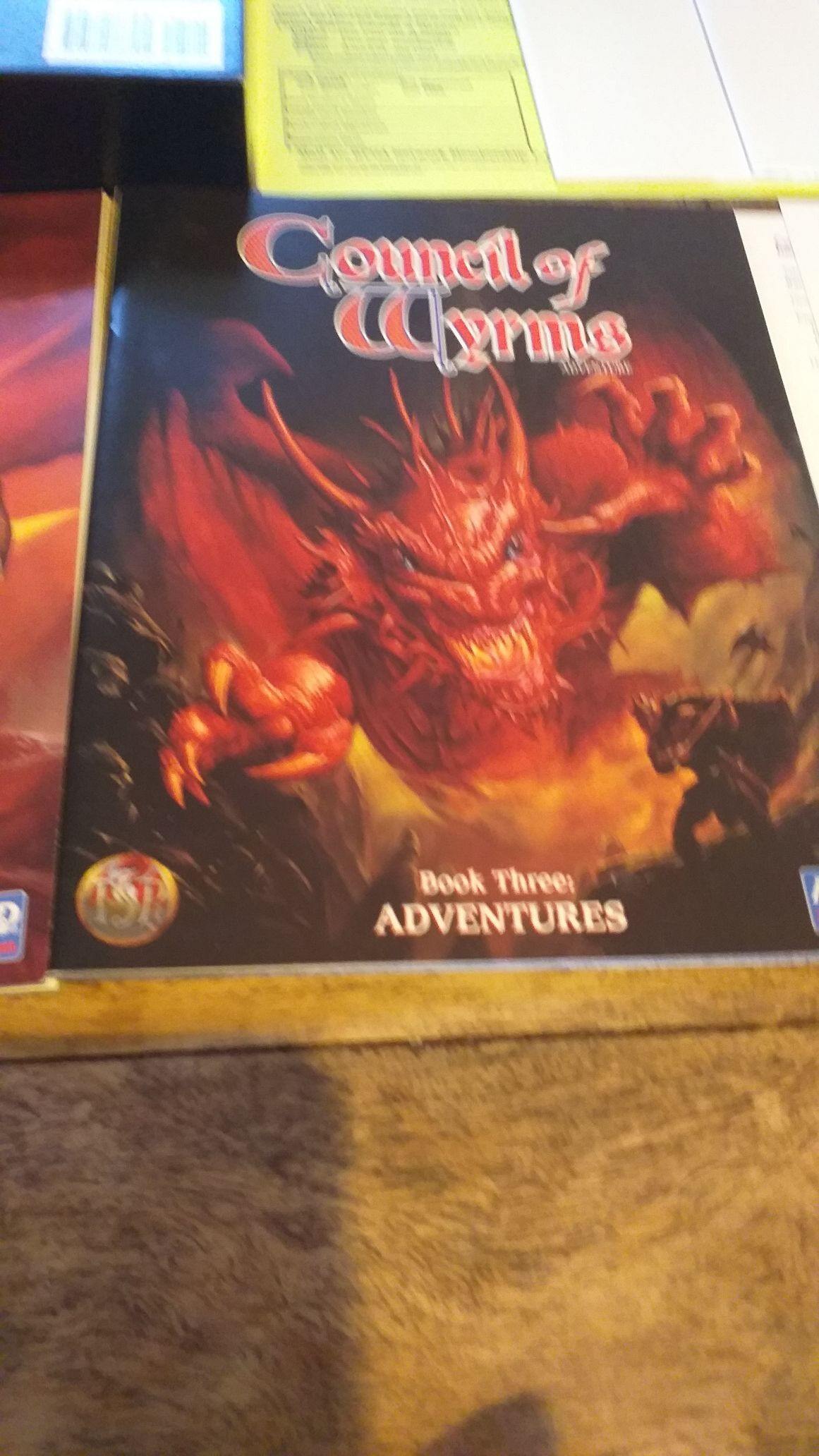 Council of Wyrms AD&D 2Ed Fantasy Roleplaying Box - 3 books - 3 maps - 12RefCards - AllRoleplaying.com