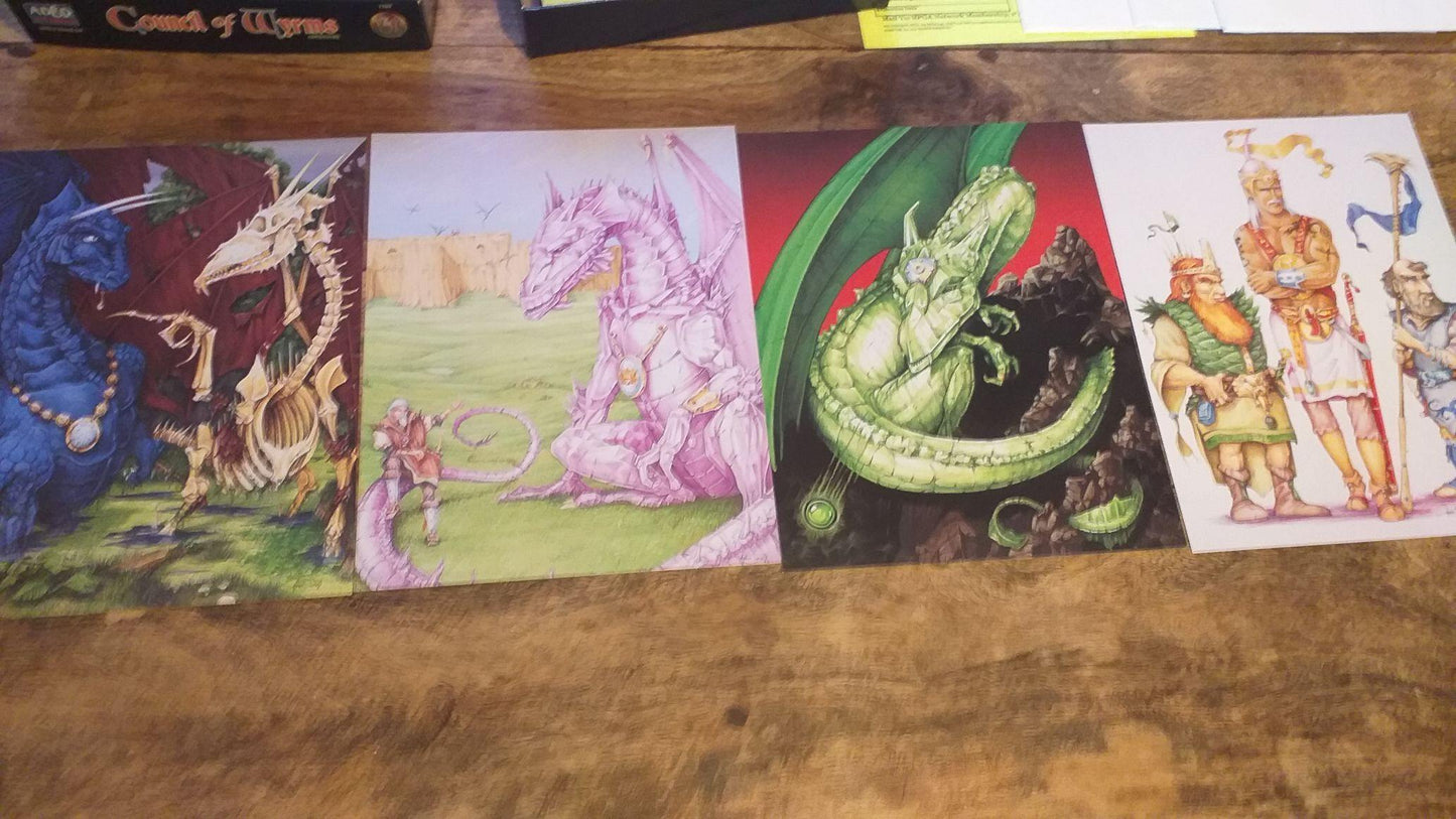 Council of Wyrms AD&D 2Ed Fantasy Roleplaying Box - 3 books - 3 maps - 12RefCards - AllRoleplaying.com