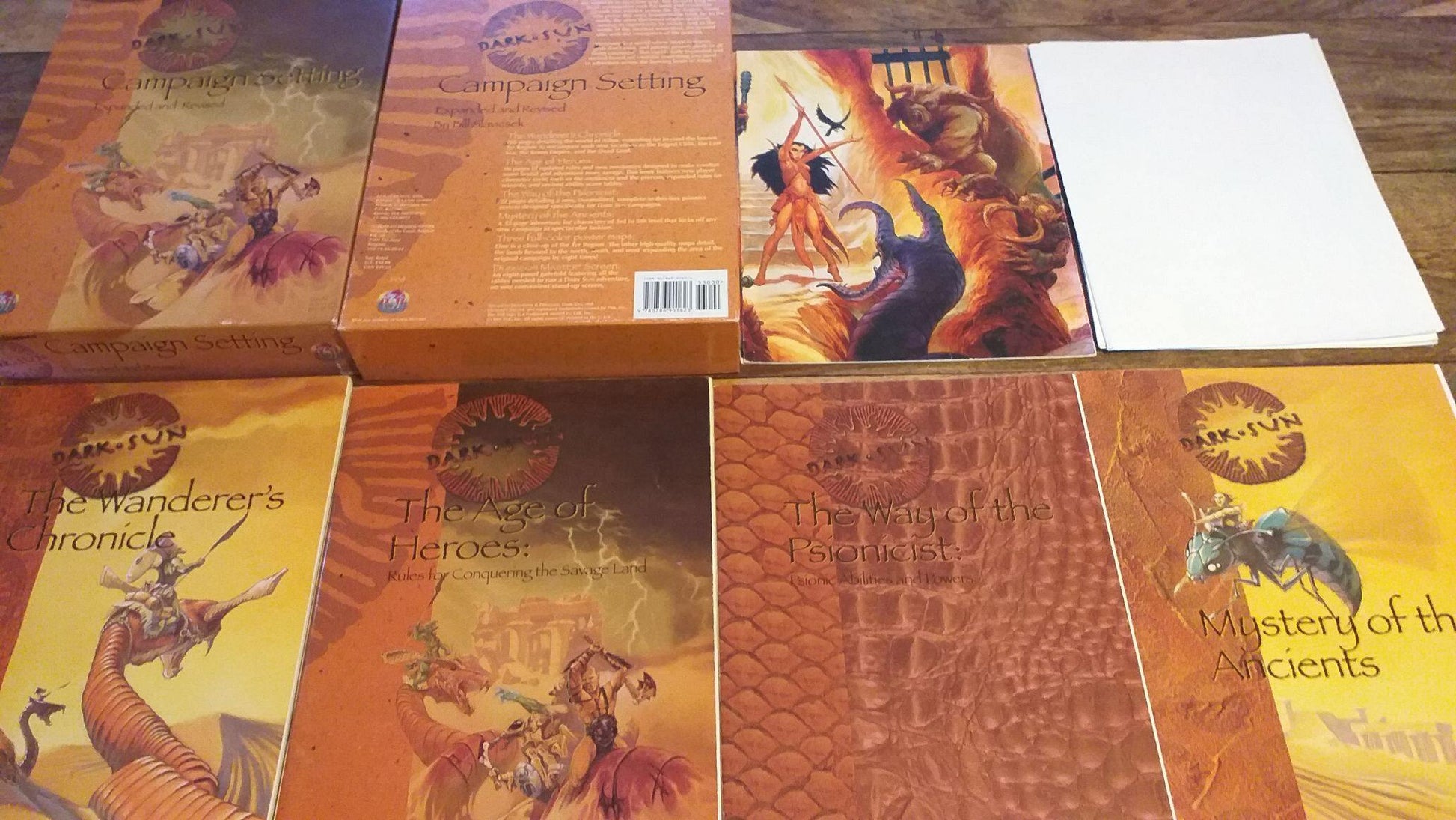 DARK SUN CAMPAIGN SETTING BOX ADVANCED DUNGEON DRAGON TSR AD&D - AllRoleplaying.com