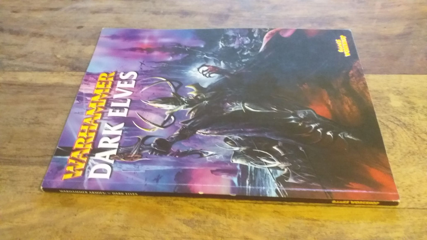 Warhammer Dark Elves Army Book 6th edition Fantasy