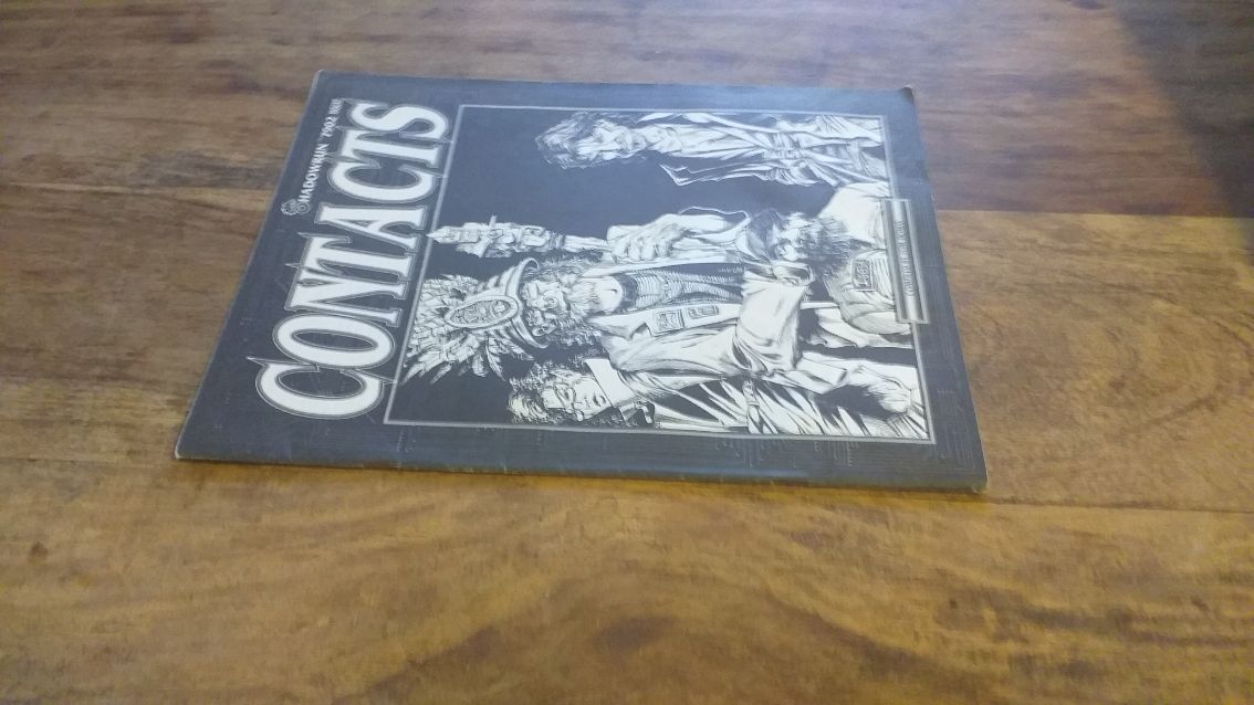 CONTACTS SHADOWRUN Fasa Corporation 1992