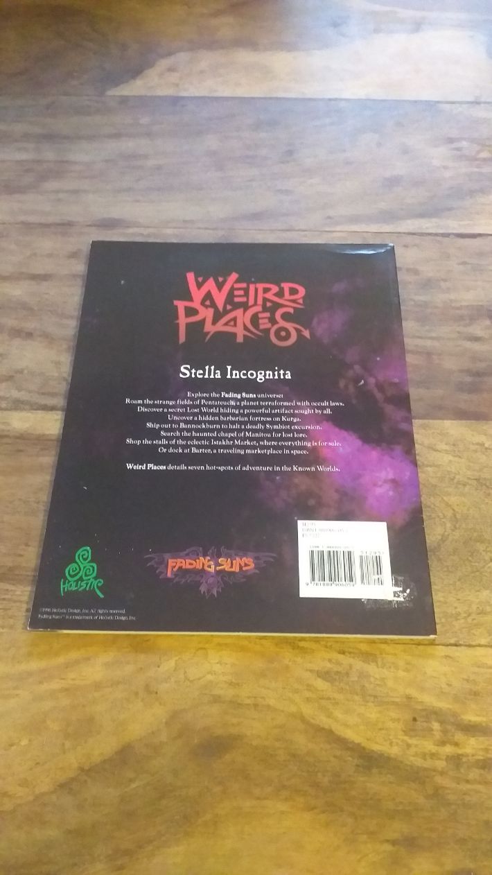 Weird Places Fading Suns Holistic Design