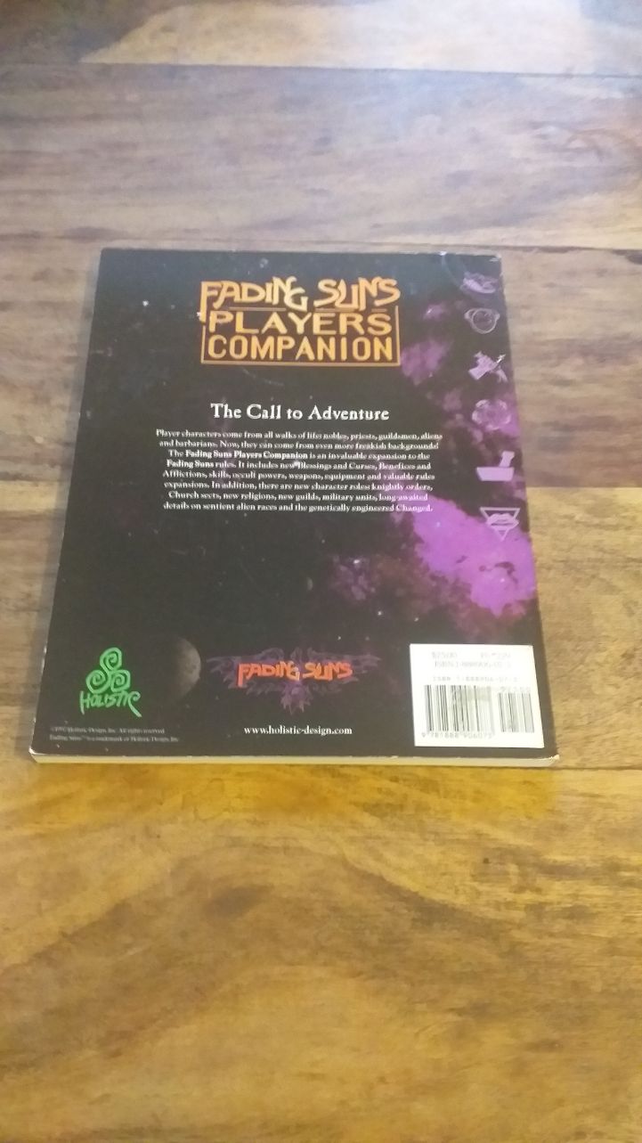 PLAYERS COMPANION FADING SUNS Holistic Design