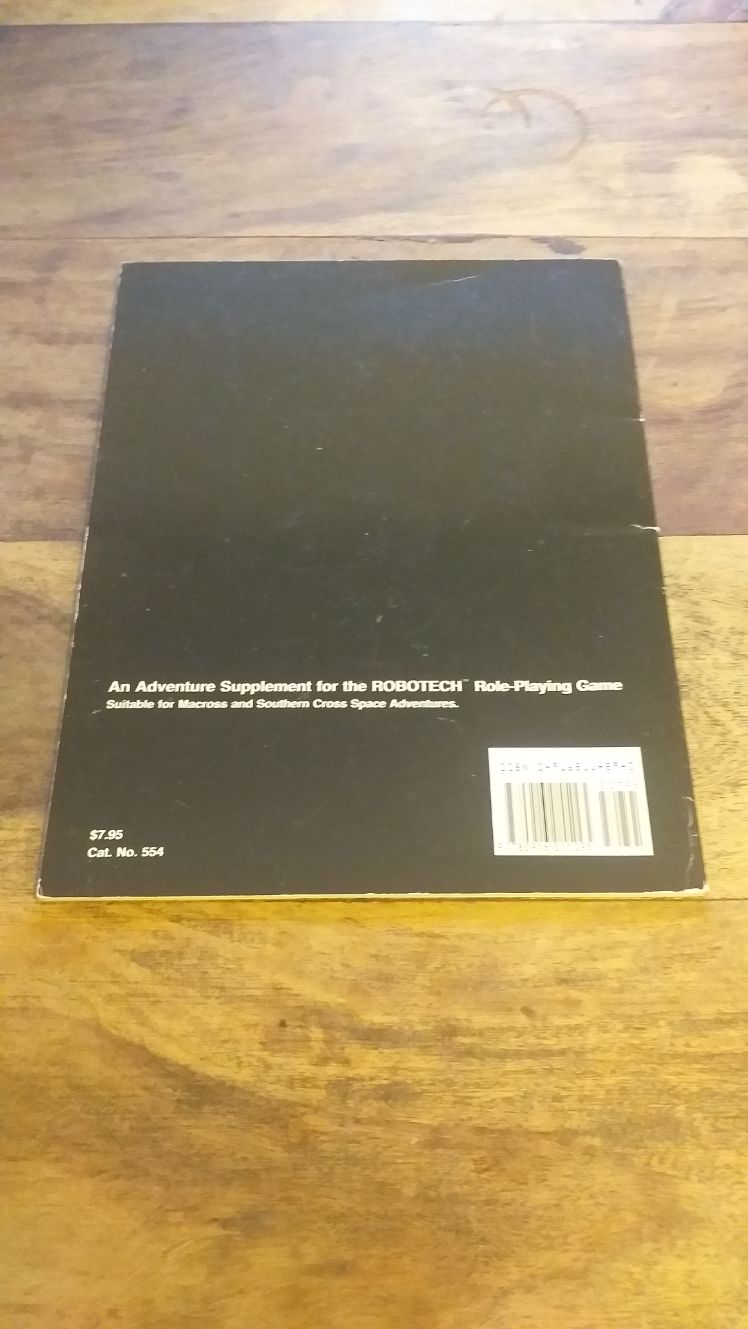 Robotech  Ghost Ship RPG Adventures Jacques, Chester Robotech Palladium Books