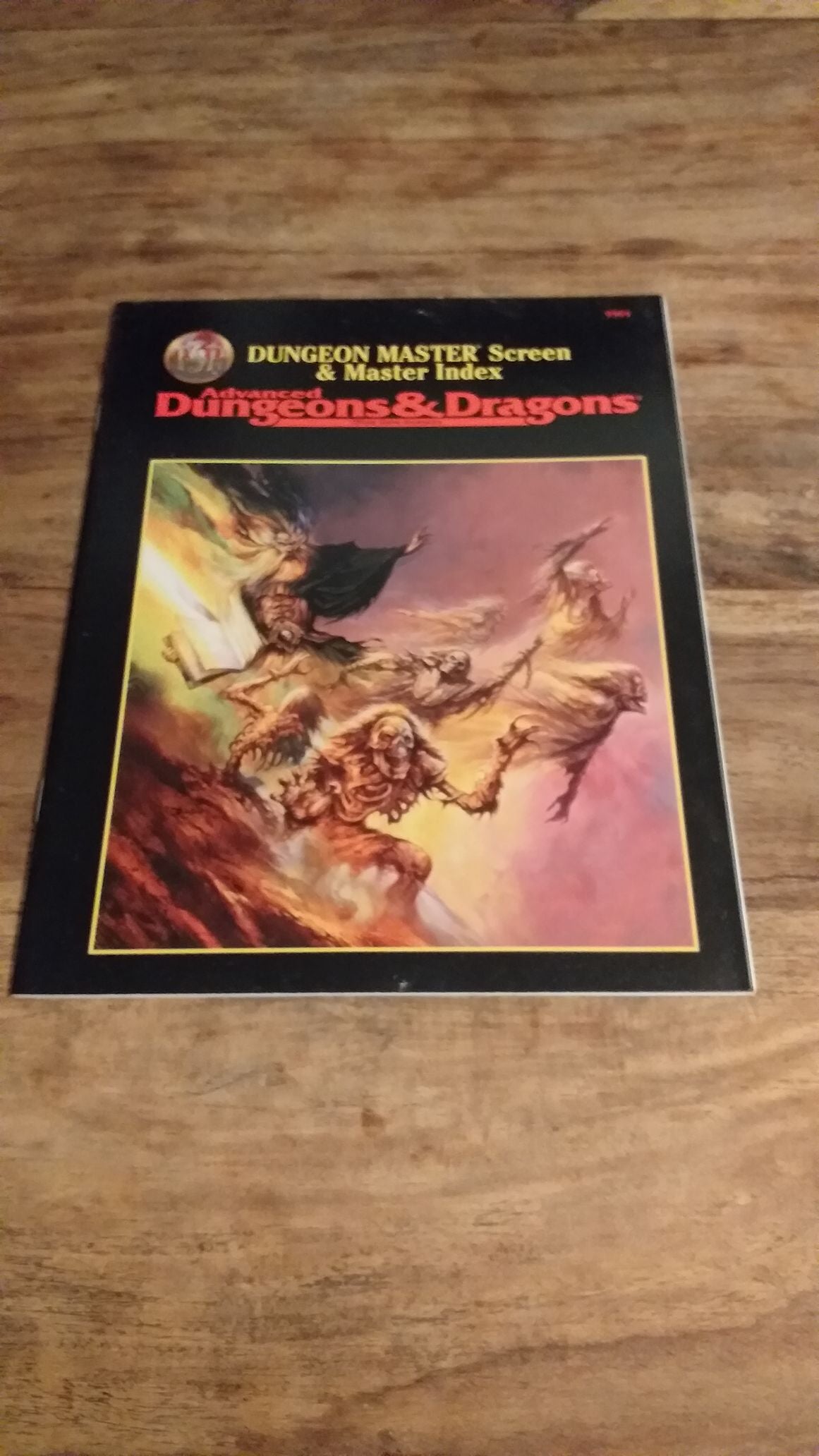 Dungeon Master Screen & Master INDEX TSR AD&D Advanced Dungeons & Dragons