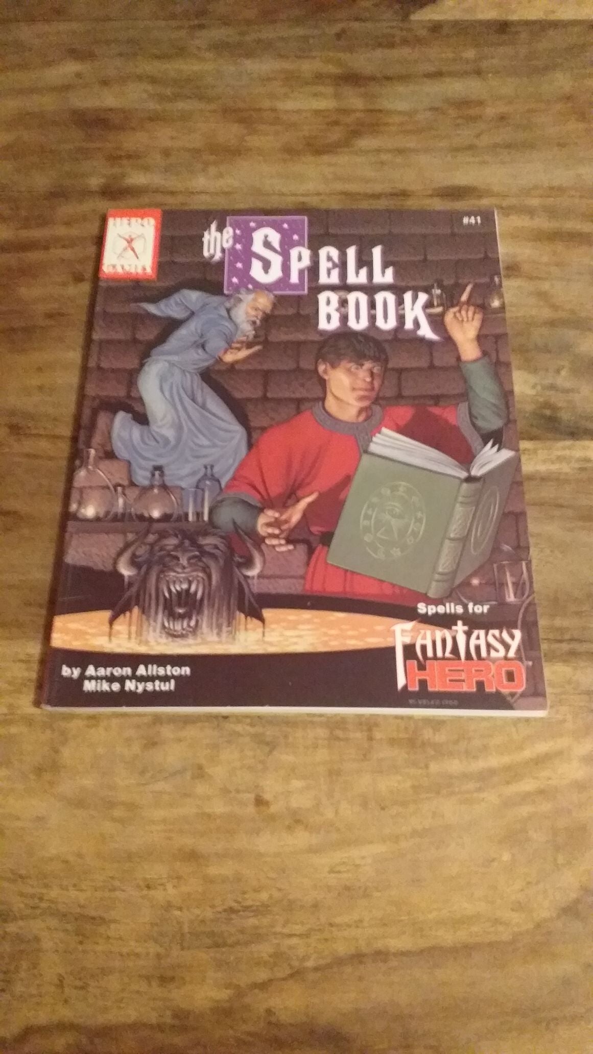 Fantasy Hero THE SPELL BOOK Aaron Allston Hero Games #41 I.C.E.