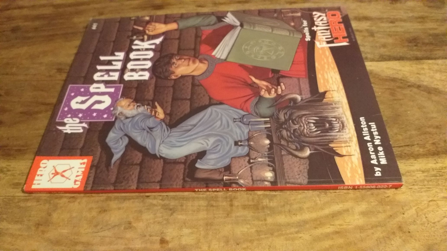 Fantasy Hero THE SPELL BOOK Aaron Allston Hero Games #41 I.C.E.