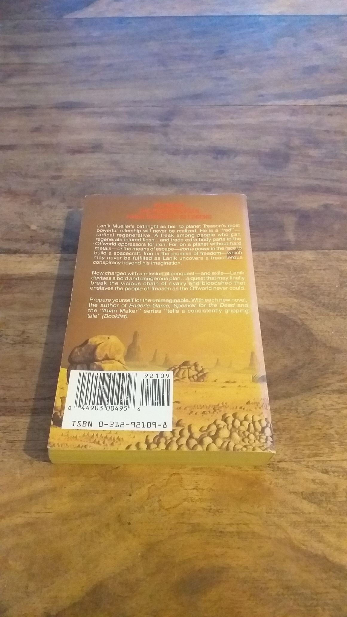 Treason Orson Scott Card 1990 Science Fiction