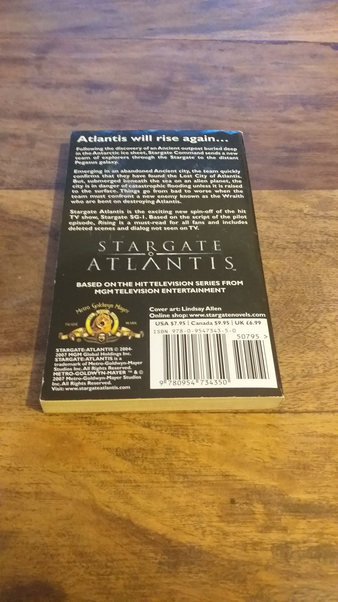 STARGATE ATLANTIS RISING SGA#1 Sally Malcolm