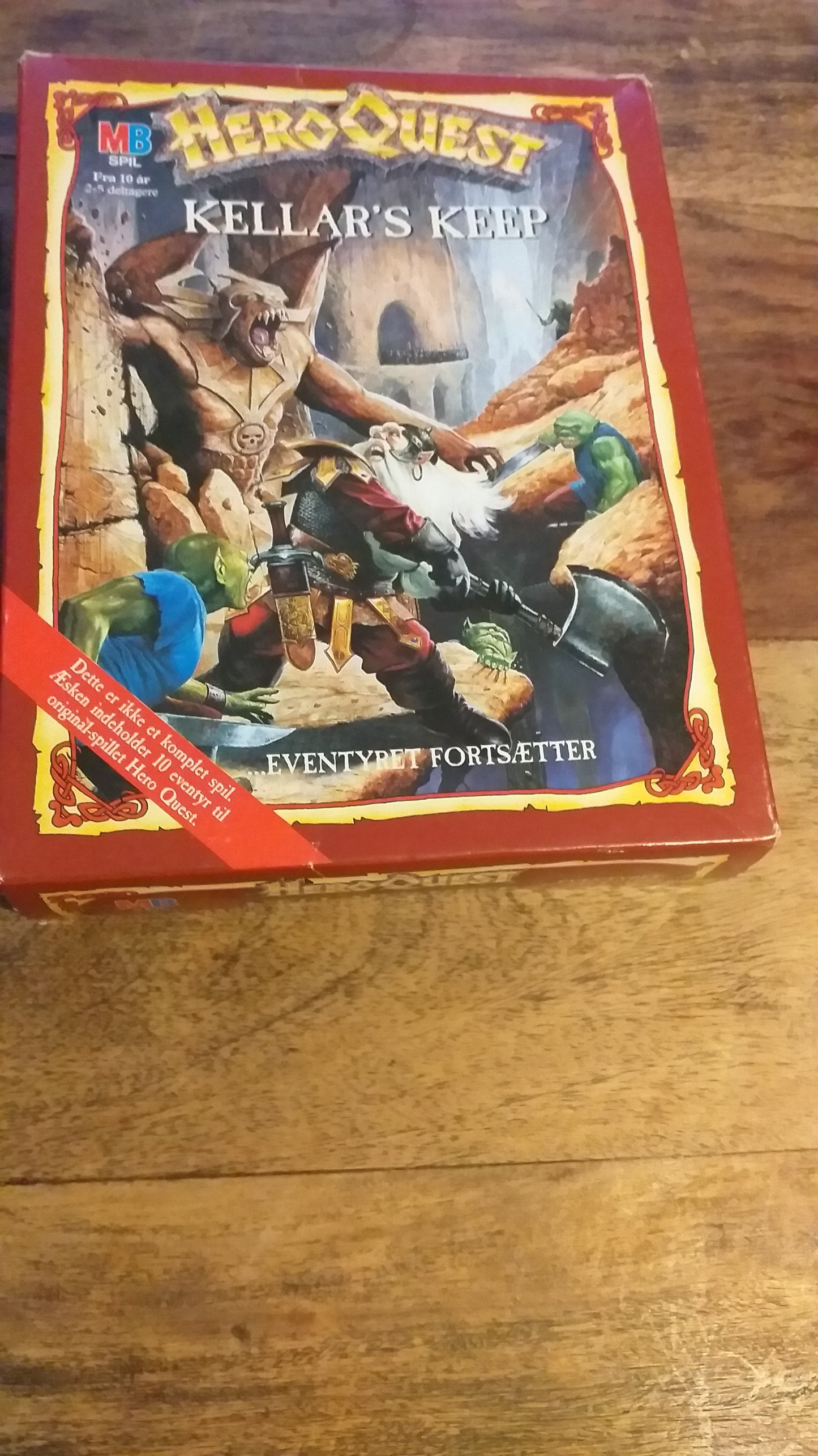 Hero Quest Kellars Keep Complete Unpainted Hero Quest Boxed Expansion