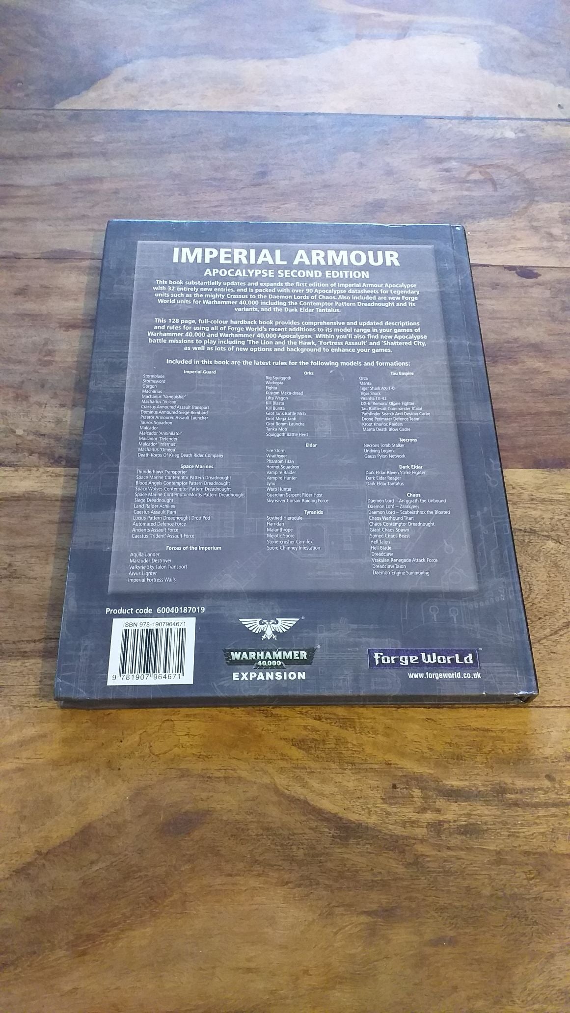 Imperial Armour Apocalypse Second Edition Warhammer 40,000 Games Workshop Forgeworld