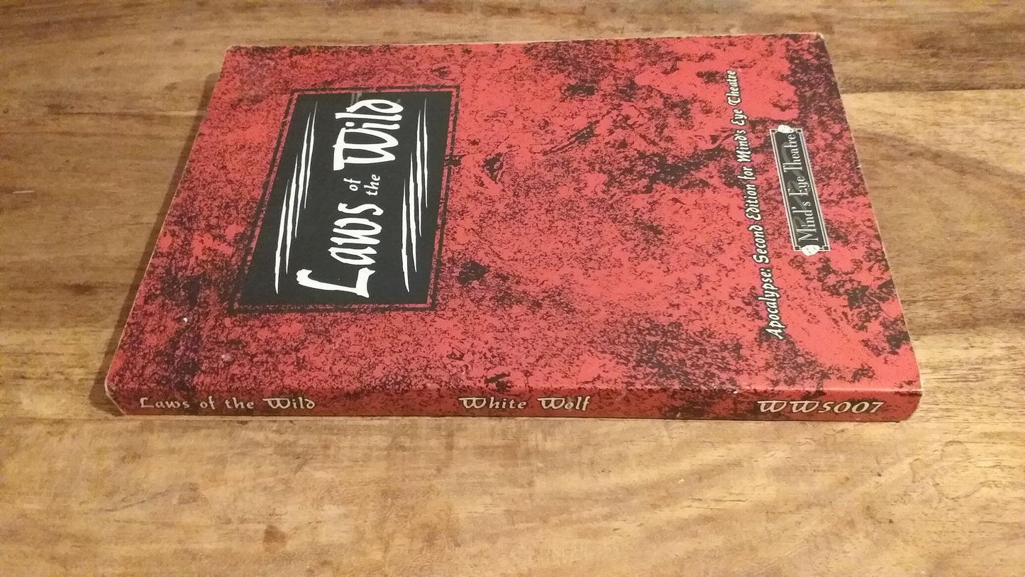 LAWS OF THE WILD WEREWOLF APOCALYPSE MIND'S EYE THEATRE 2nd Edition