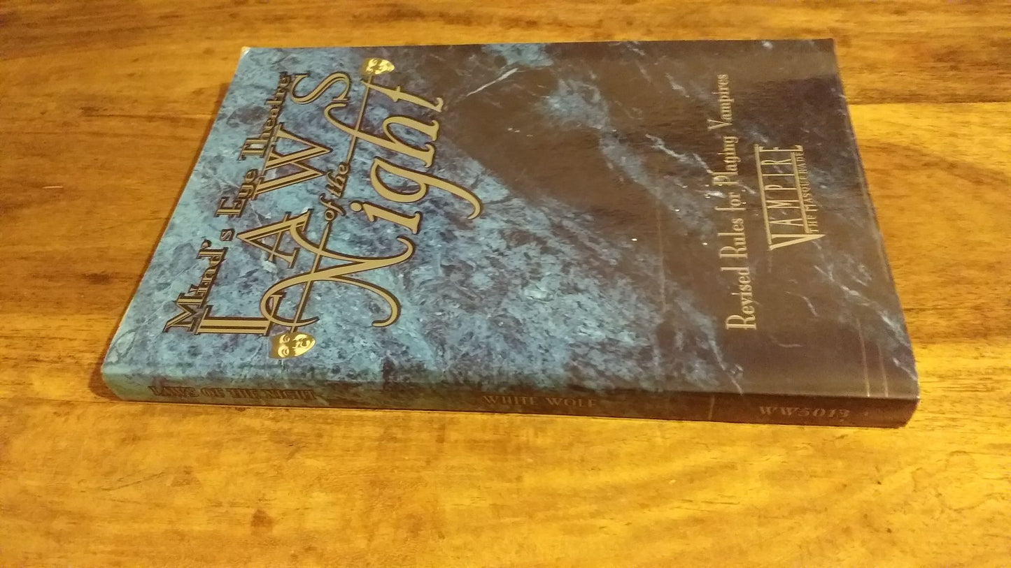 White Wolf Mind's Eye Theatre Masquerade Laws of the Night - AllRoleplaying.com