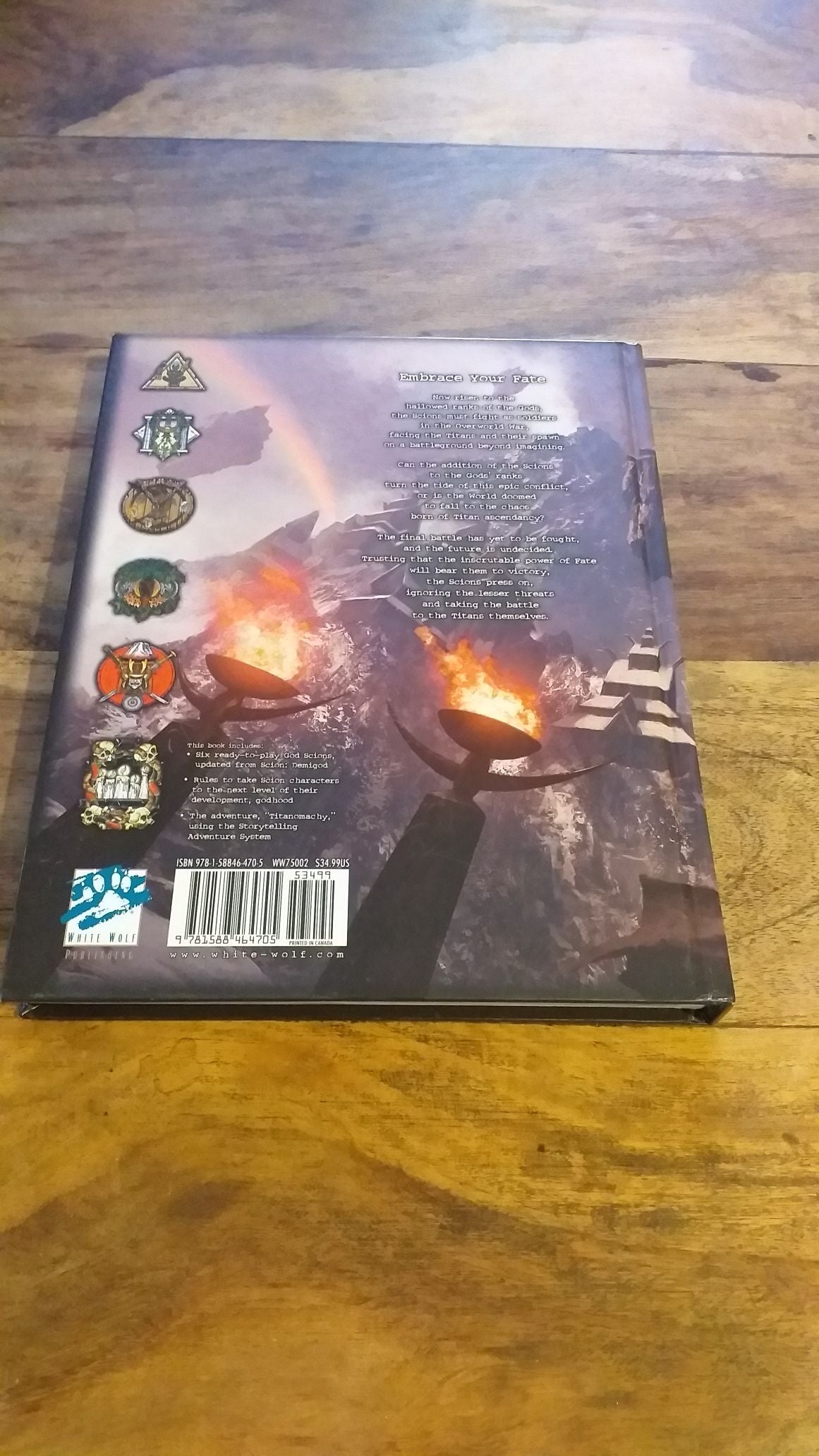 Scion God Hardcover By Alan Alexander White Wolf