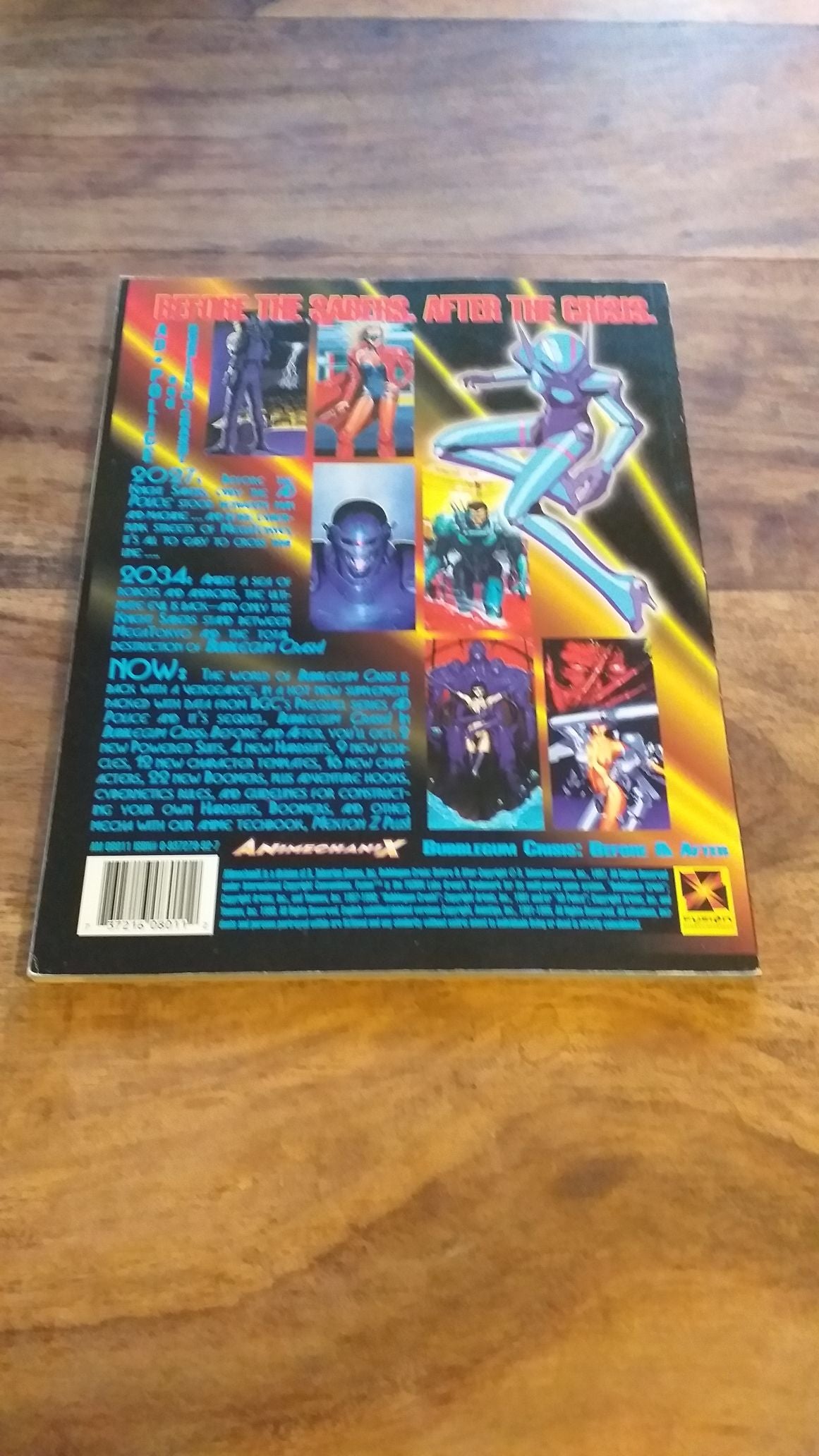 Bubblegum Crisis: Before & After Ad Police and Bubblegum Crash RPG Sourcebook David Pulver 1997