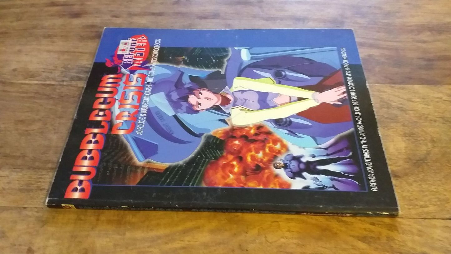 Bubblegum Crisis: Before & After Ad Police and Bubblegum Crash RPG Sourcebook David Pulver 1997