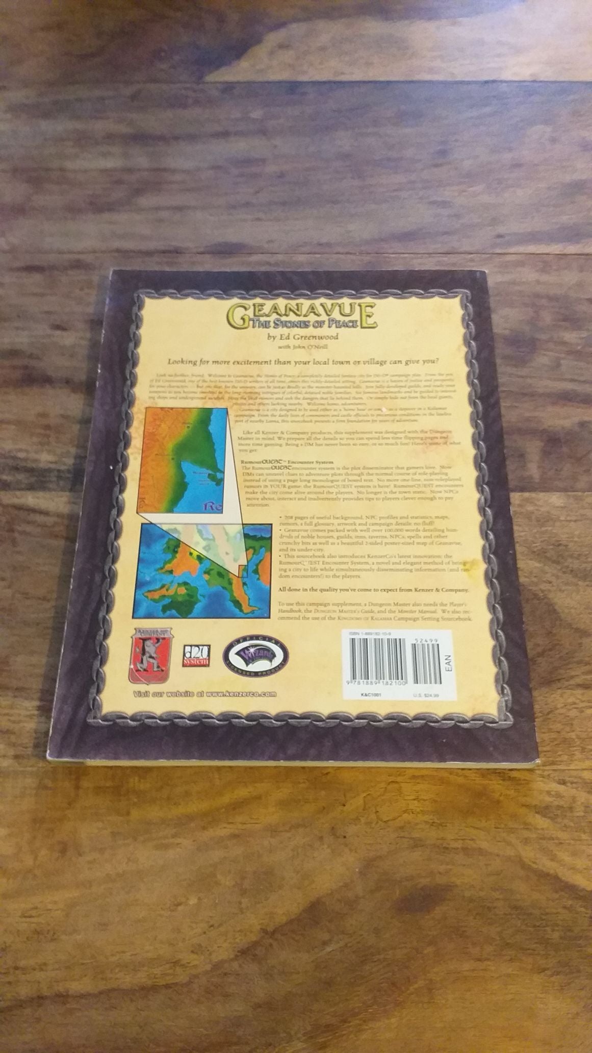 KINGDOMS of KALAMAR GEANAVUE The STONES of PEACE D&D Dungeons Dragons d20