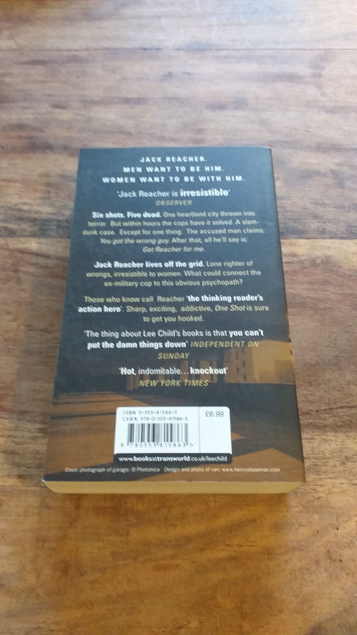One Shot Jack Reacher 9 Lee Child 2005