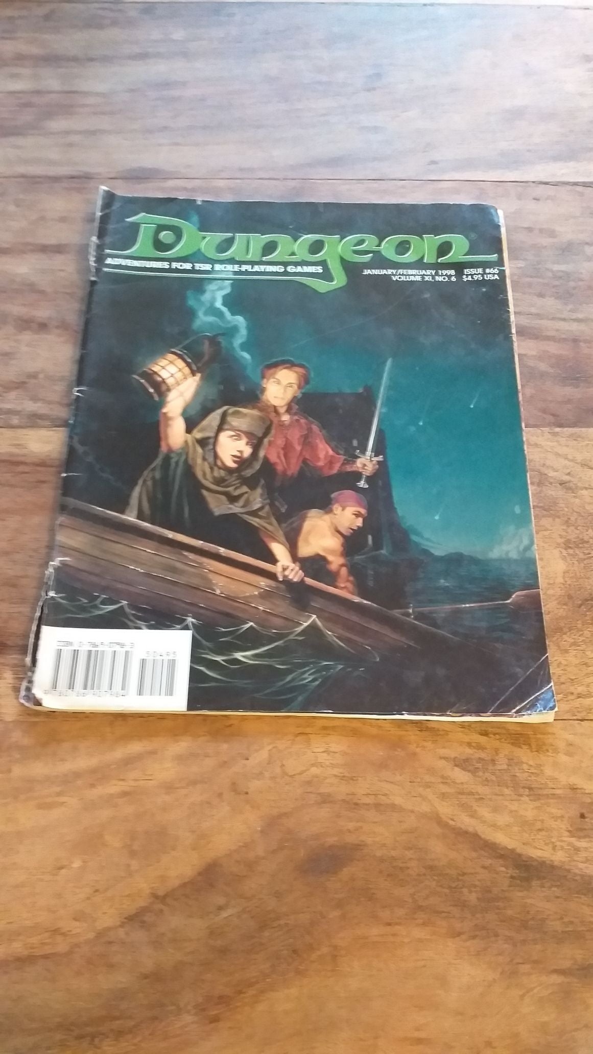 DUNGEON MAGAZINE #66 Jan/Feb 1998 TSR D&D