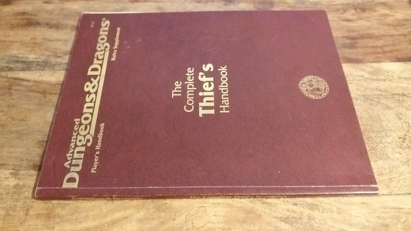 The Complete Thief's Handbook Advanced Dungeons & Dragons TSR AD&D