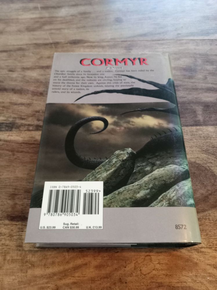 FORGOTTEN REALMS CORMYR A NOVEL Hardback Wizards of the Coast 1996 - AllRoleplaying.com
