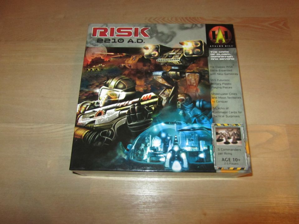 Risk 2210 A.D. Boardgame