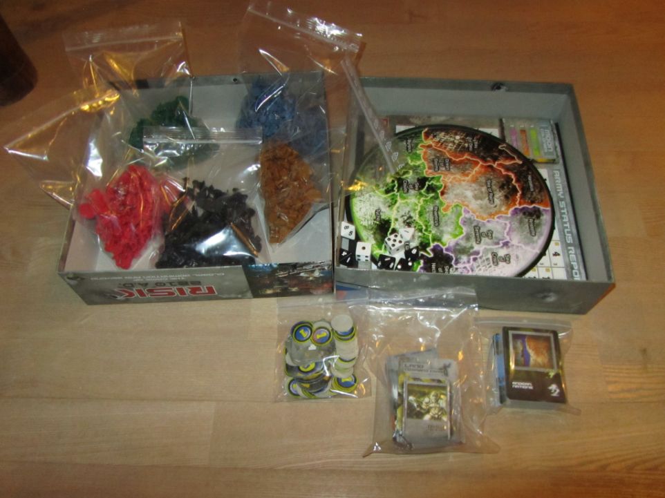 Risk 2210 A.D. Boardgame