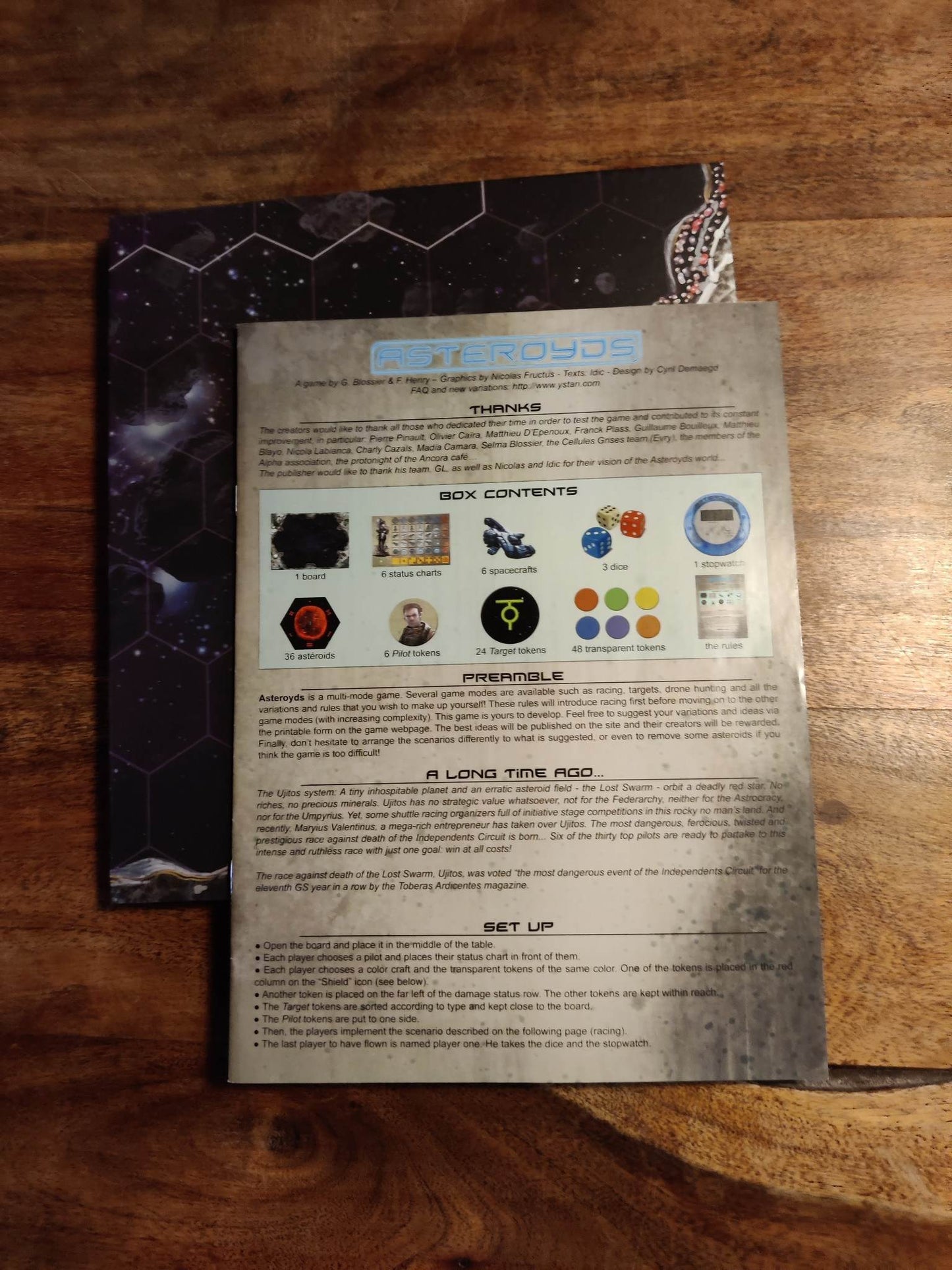 Asteroyds Boardgame Rio Grande 2010