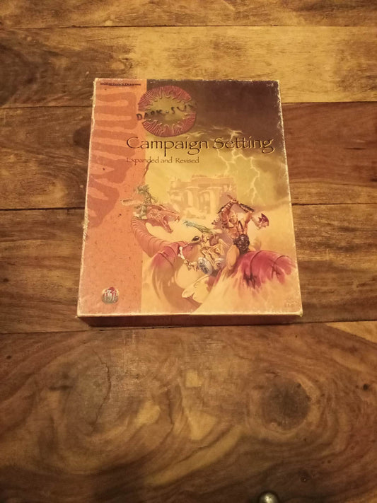 Dark Sun Campaign Setting Expanded & Revised Box Set AD&D TSR 1995