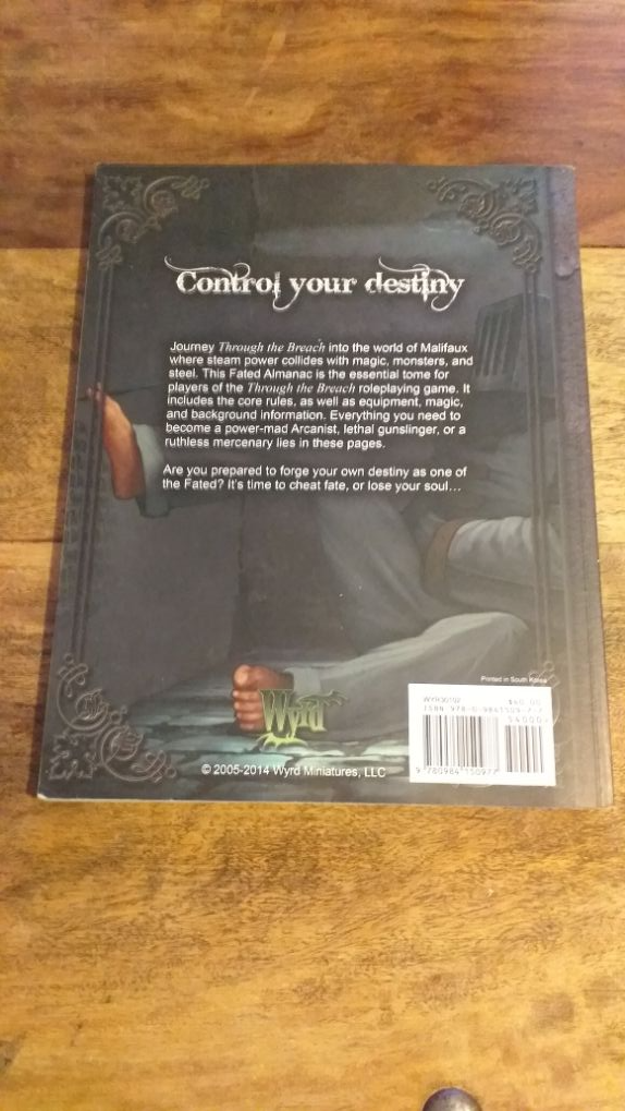 Wyrd: Malifaux: Through the Breach: The Fated Almanac - books