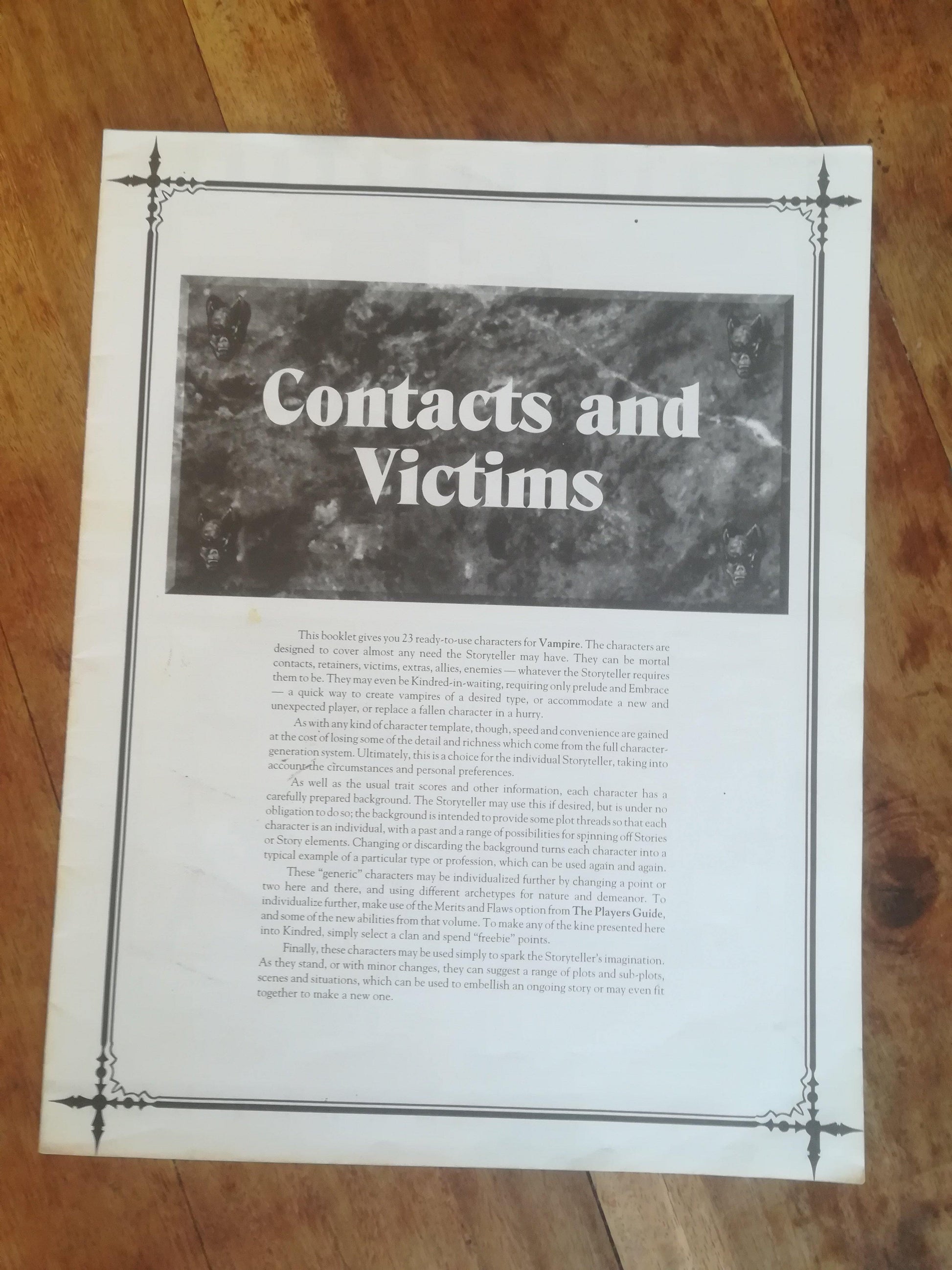 The Vampire Storytellers Screen 2st Edition - AllRoleplaying.com