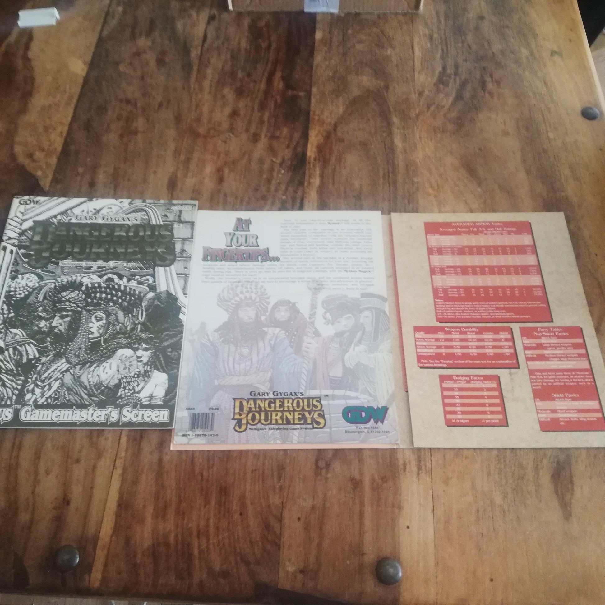 GDW Fantasy RPG Mythus Gamemaster's Screen - AllRoleplaying.com