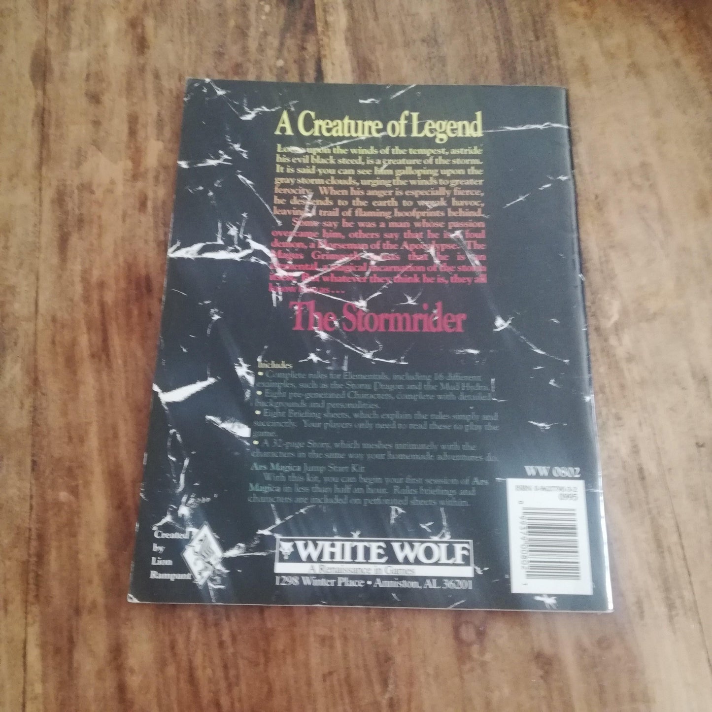 The Stormrider White Wolf: Ars Magica - AllRoleplaying.com