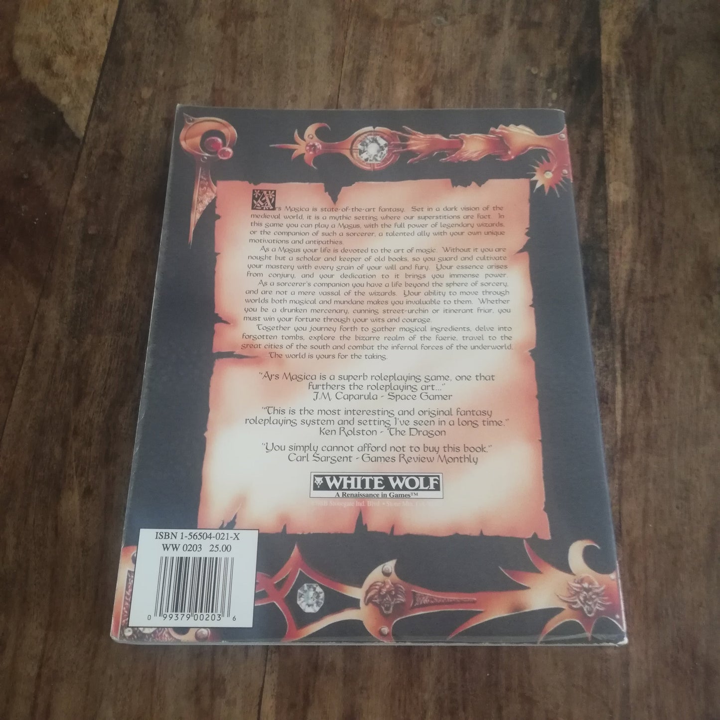 ARS MAGICA THE ART OF MAGIC - AllRoleplaying.com