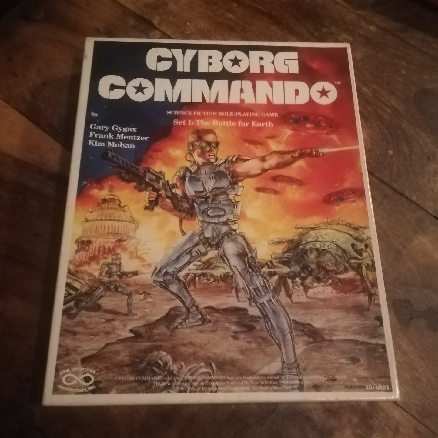 Cyborg Commando Boxed Rules Books Battle for Earth Box Set - AllRoleplaying.com