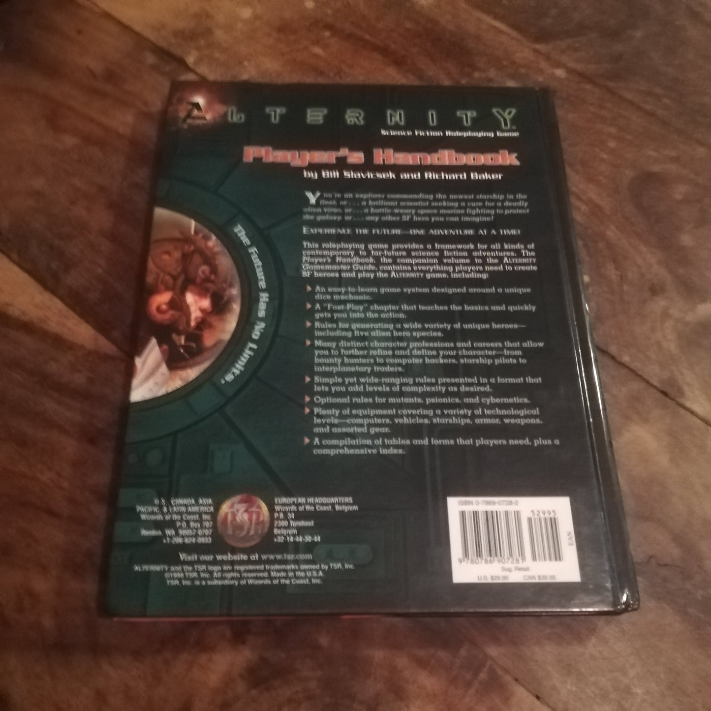 Alternity Science Fiction Player's Handbook - TSR - AllRoleplaying.com