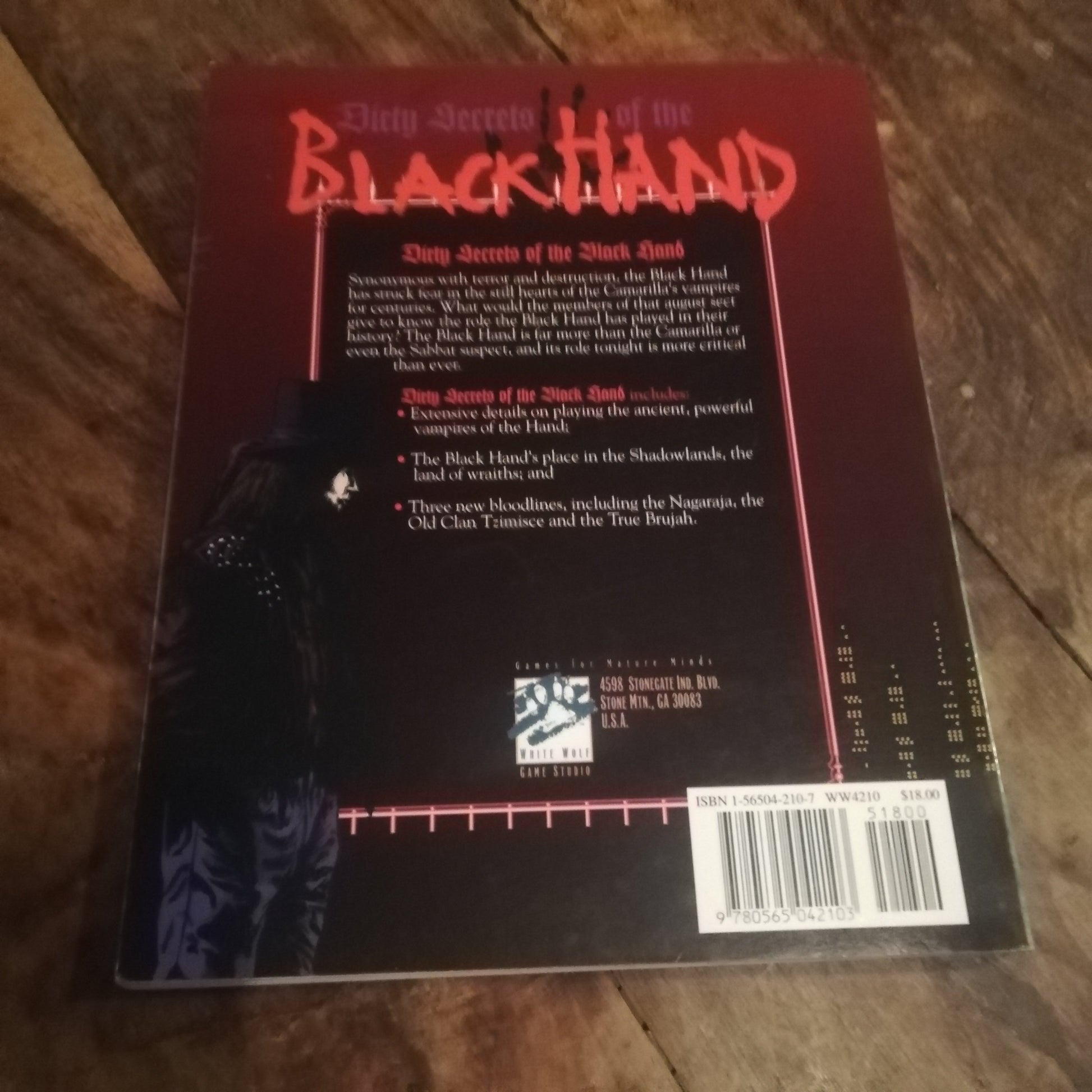 Vampire The Masquerade Dirty Secrets of the Black Hand - AllRoleplaying.com